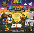 Bible Favorite Bible Stories Puzzle Activity Book for Kids - Book 3 cover
